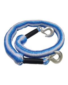 Faithfull FAIAUTRELAST 4m Tow Rope with Metal Hooks 3 Tonne