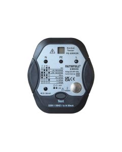 Faithfull FAIDETSOCRCD Socket Polarity Tester with RCD Test Function