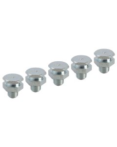 Faithfull FAIGGN18BSPB 1/8in BSP Button Grease Nipple Pack of 5