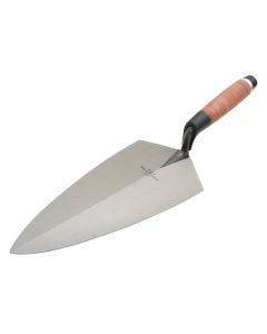 Marshalltown M1911L 11” Philadelphia Pattern Brick Trowel with Leather Handle