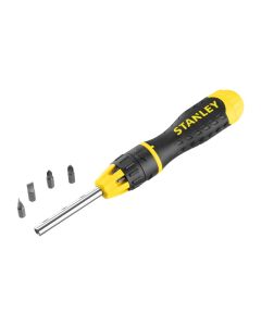 Stanley 068010 Multibit Ratchet Screwdriver with 10 Bits