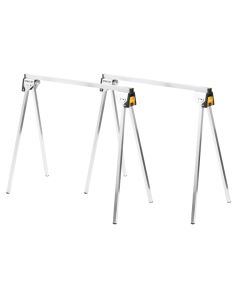 Stanley STST813371 Folding Metal Sawhorse 450kg Twin Pack