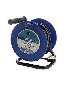 Masterplug LDCC25134BLMP 25m 13A 4 Gang Cable Reel Blue