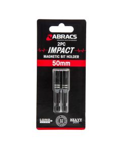 Abracs SDMBH2 50mm Impact Magnetic Bit Holder (Pack of 2)