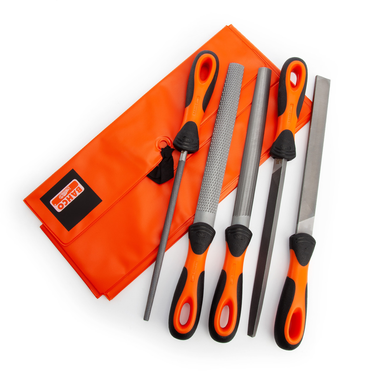 Bahco 14770822 ERGO Engineering Second Cut File Set 200mm 5 Piece