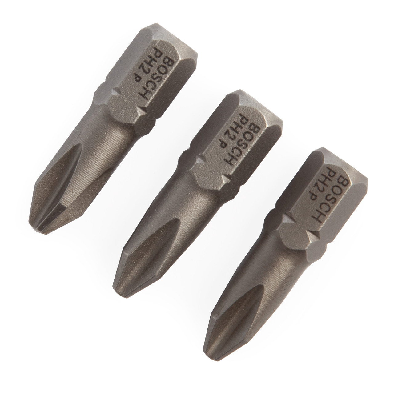 Bosch 2607001511 PH2 × 25mm Screwdriver Bit (Pack of 3)