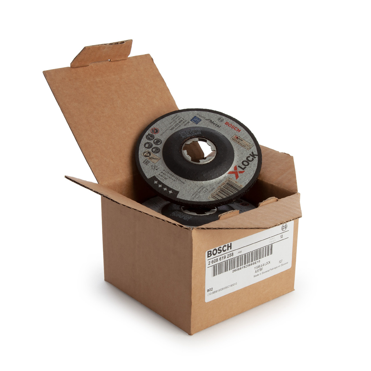 Bosch 2608619258 X-LOCK Metal Cutting Disc 115 × 6mm