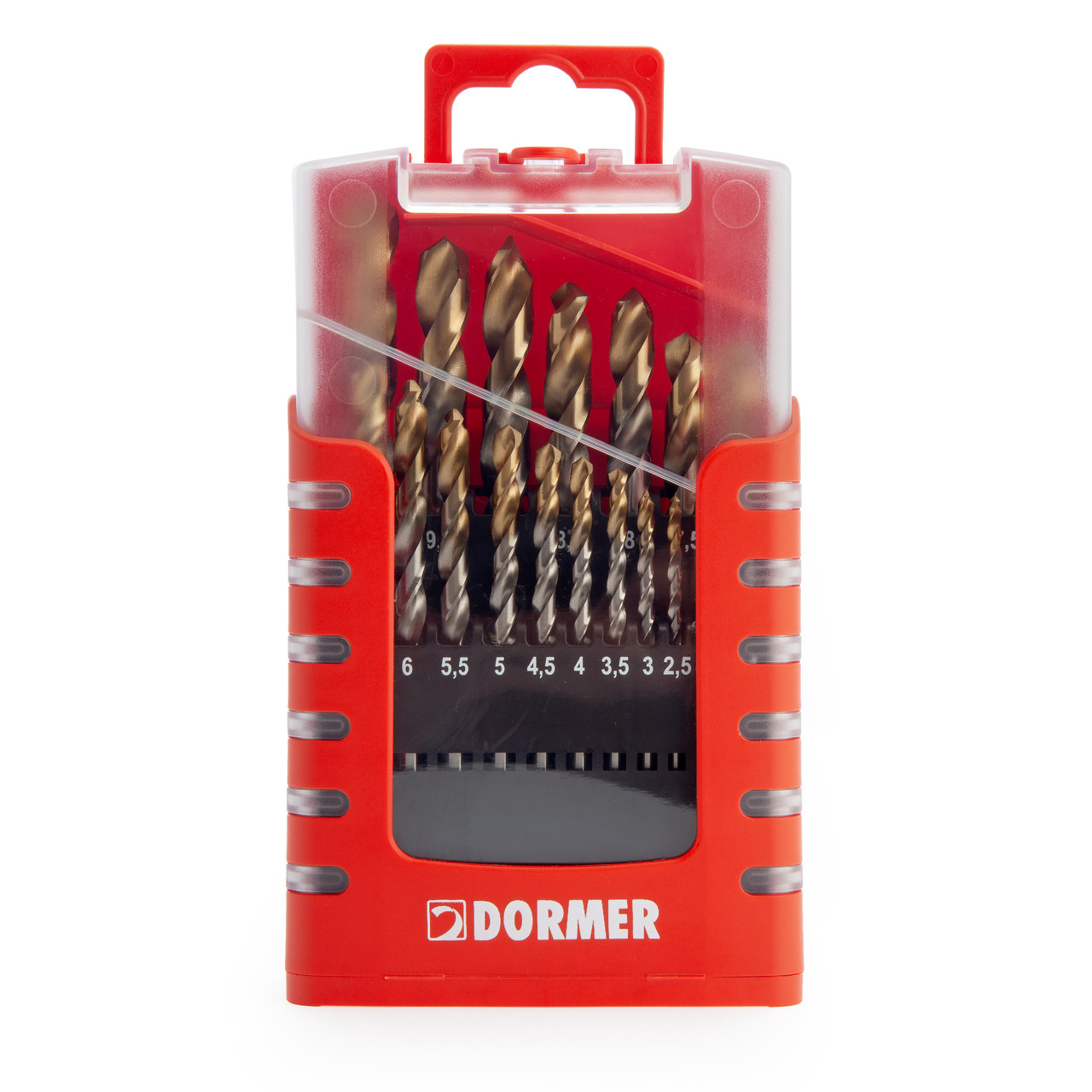 Dormer A087201 HSS TiN Coated Jobber Drill Bit Set 1-10mm