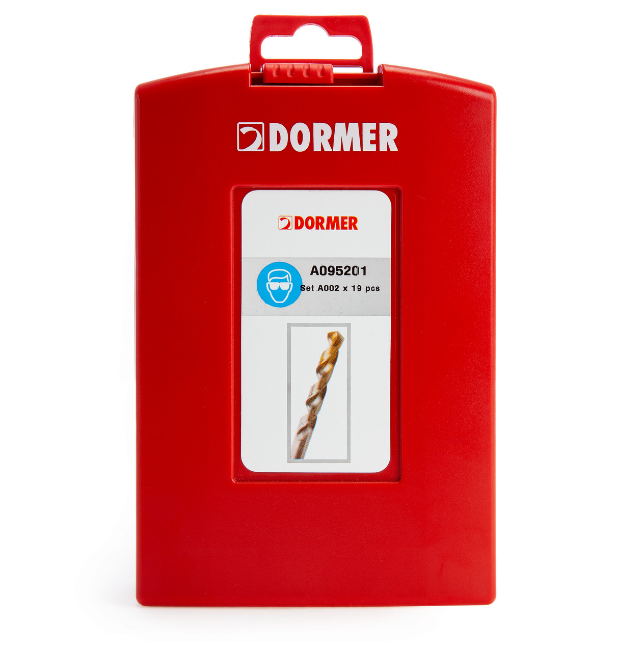 Dormer A095201 19 Piece HSS TiN Coated Jobber Drill Set 1.0-10.0mm