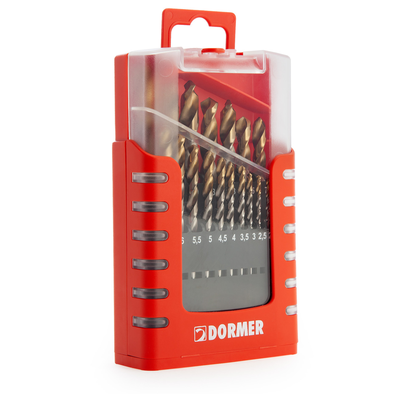 Dormer A087201 HSS TiN Coated Jobber Drill Bit Set 1-10mm