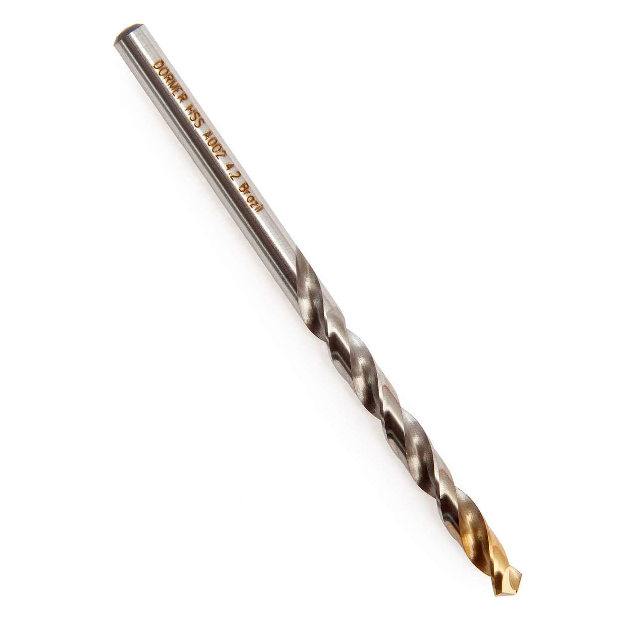 Dormer A0024210 HSS TiN-Tip Jobber Drill Bit 4.2mm