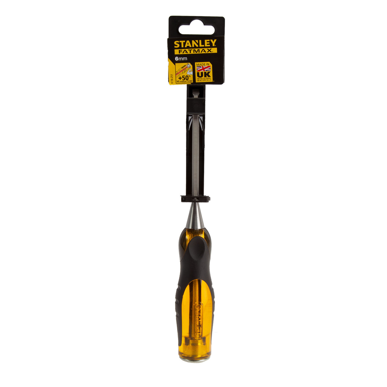 Stanley 016251 FatMax 6mm Thru Tang Wood Chisel