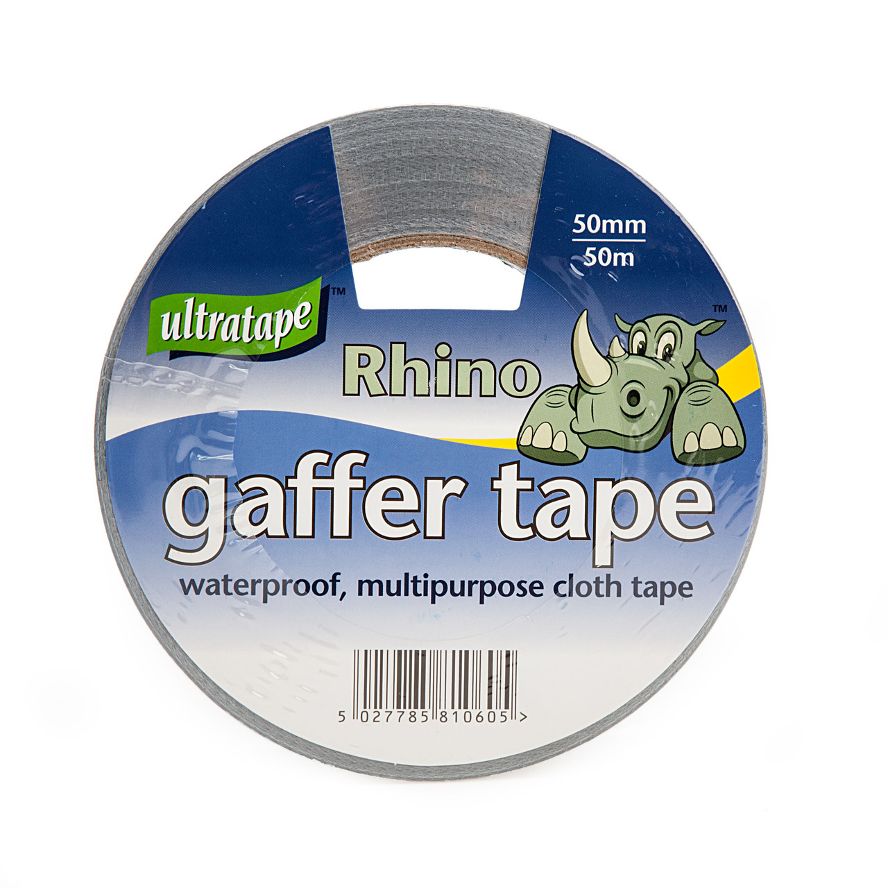 Ultratape RH004350SILV Rhino Silver Gaffer Tape 50mm × 50m