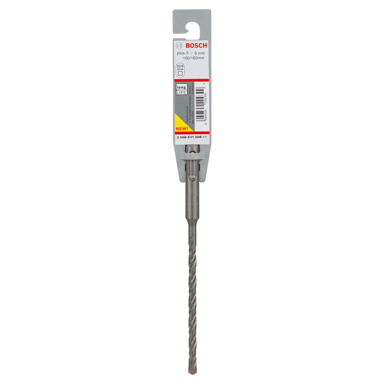 Bosch 2608831008 SDS plus-3 Drill Bit 6 × 100 × 160mm