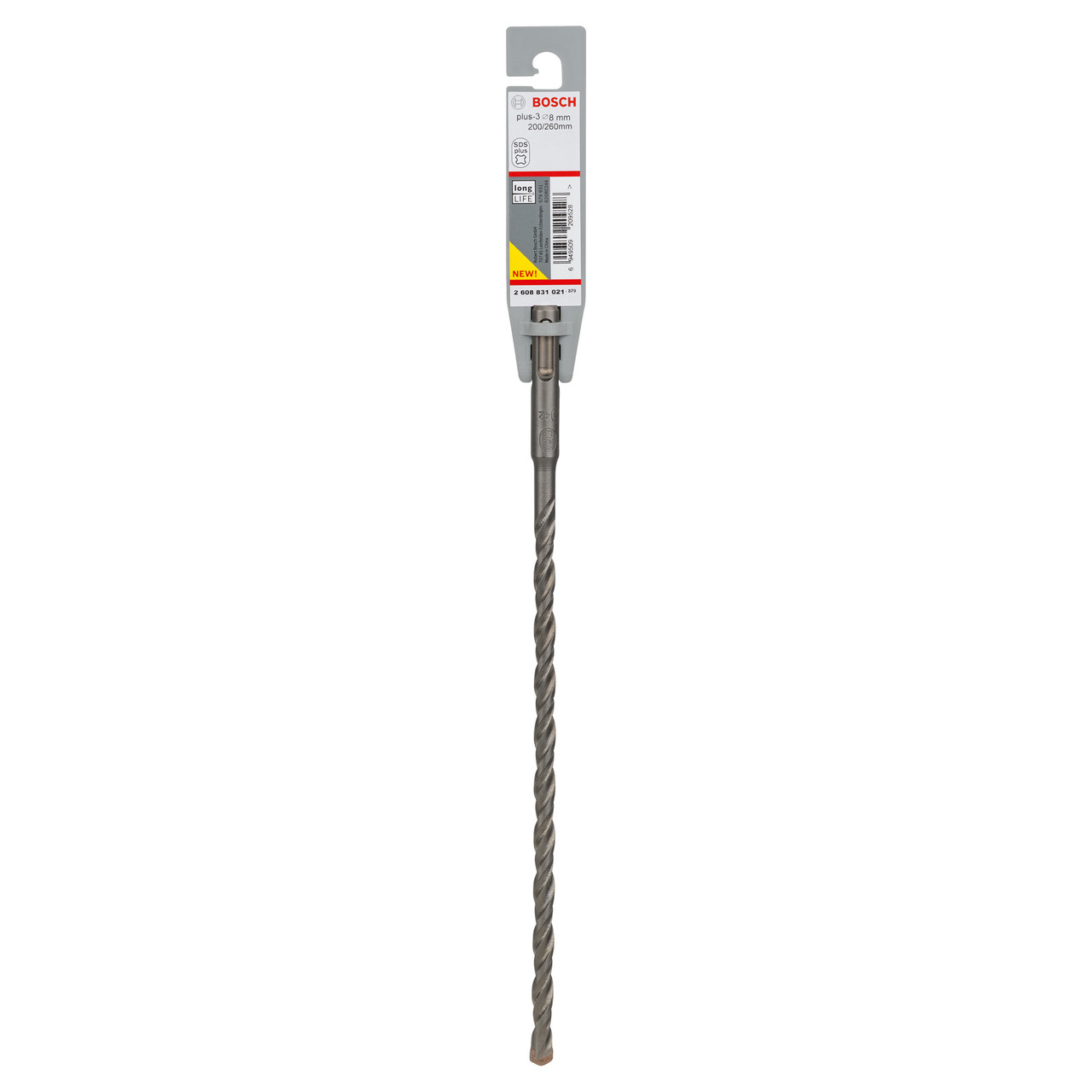 Bosch 2608831021 SDS plus-3 Hammer Drill Bit 8 × 200mm