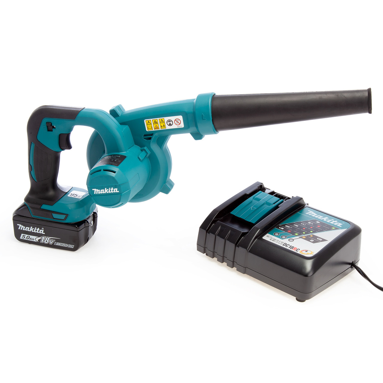 Makita DUB185RT 18V LXT Blower with 1 × 5.0Ah Battery