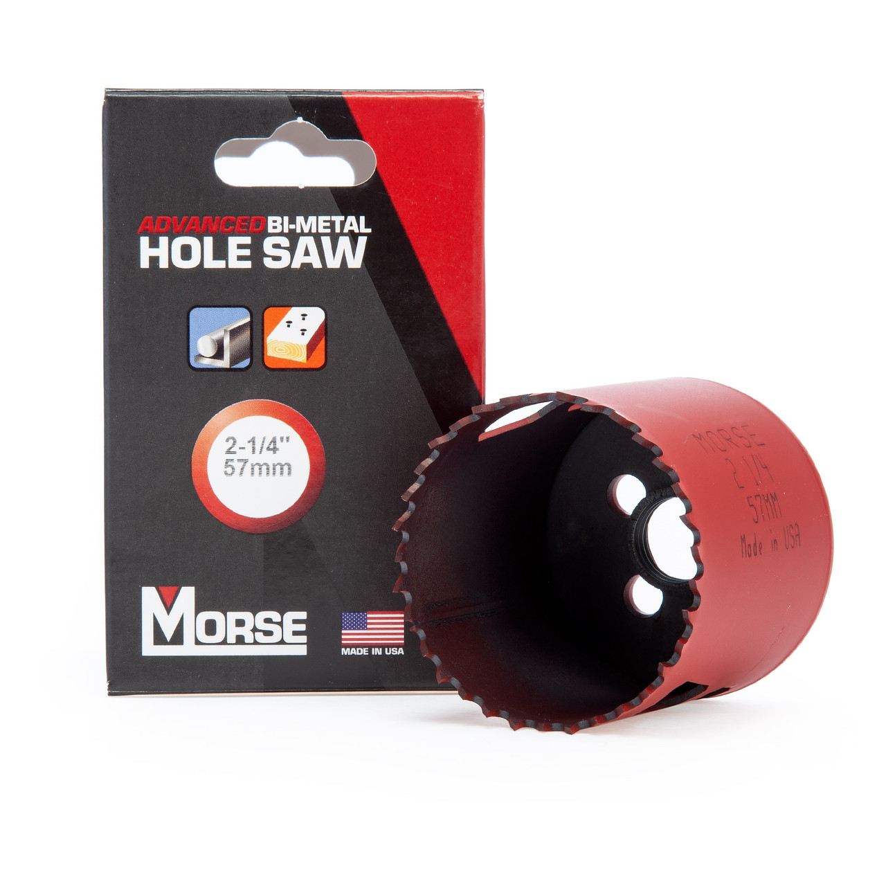 Morse MHS36 2 1/4in-57mm Diameter Advanced Bi-Metal Hole Saw