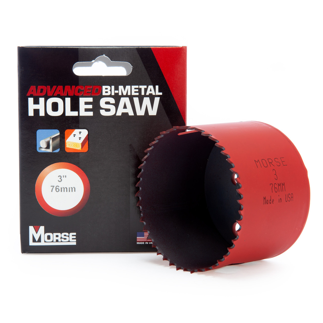 Morse MHS48 76mm Bi-Metal Hole Saw