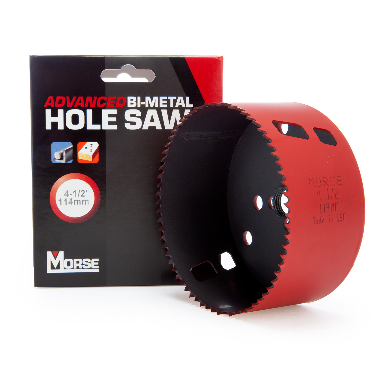 Morse MHS72 114mm Bi-Metal Hole Saw