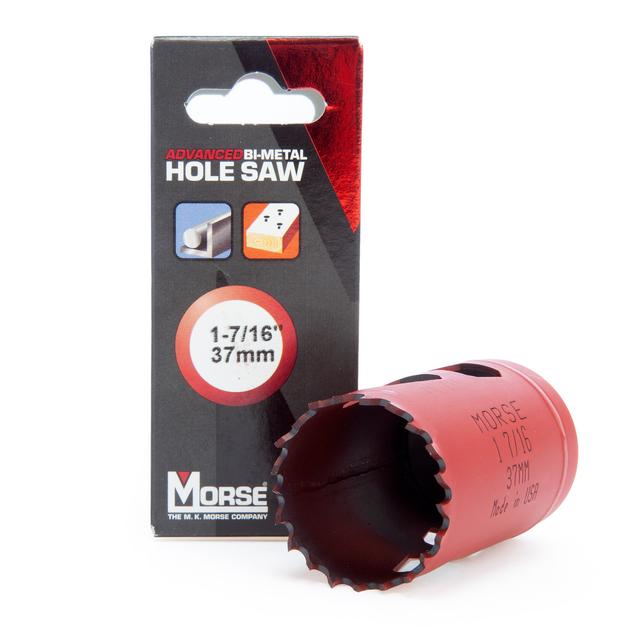 Morse MHS23 37mm Bi-Metal Hole Saw
