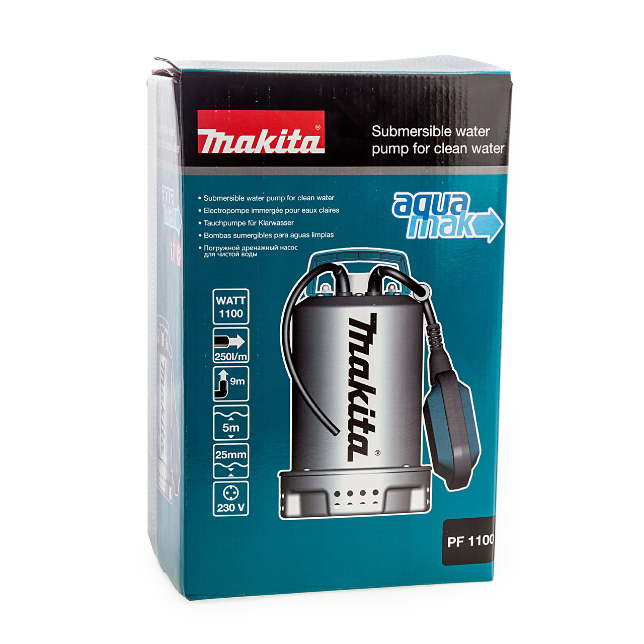Makita PF1100 1100W Submersible Water Pump 240V