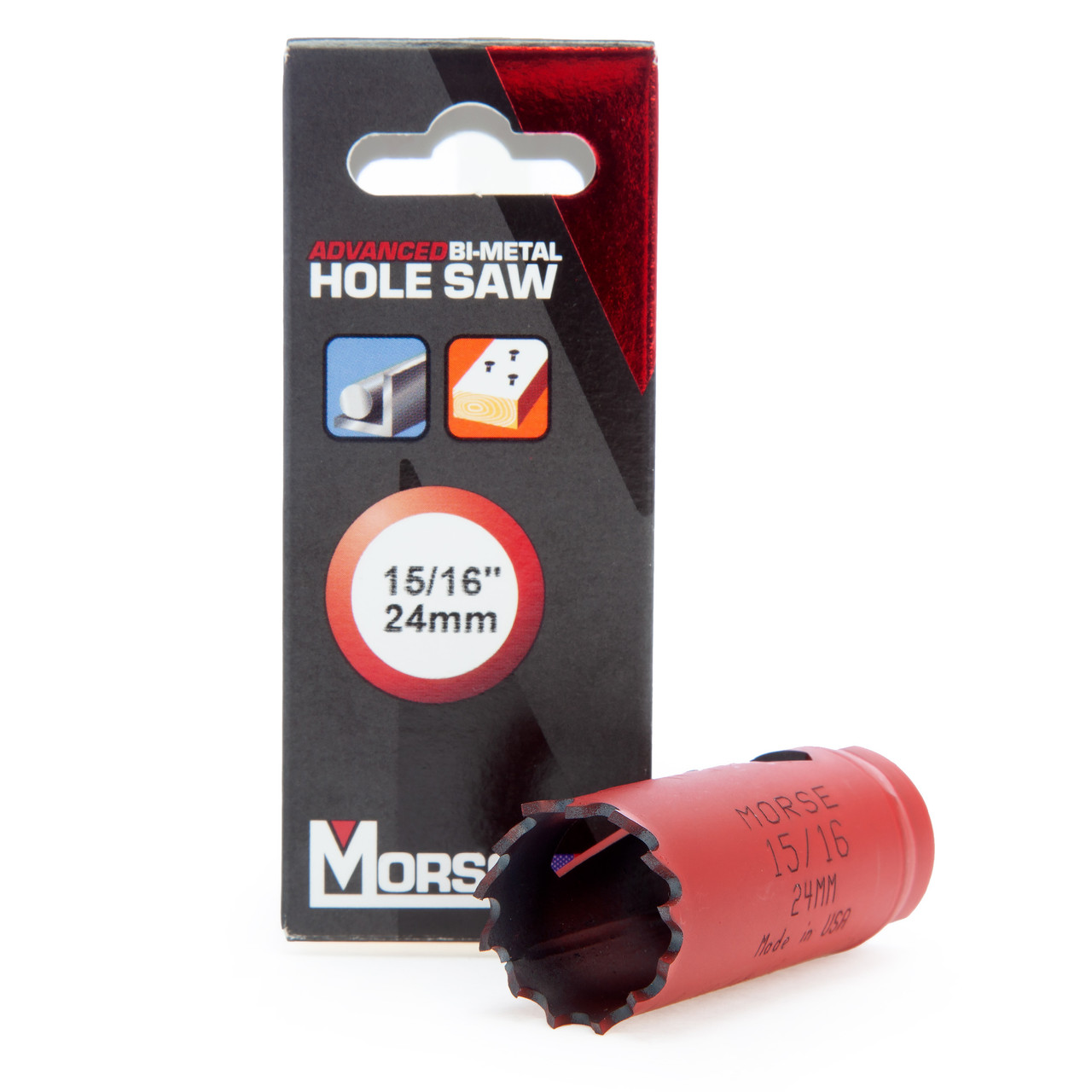 Morse MHS15 24mm Bi-Metal Hole Saw