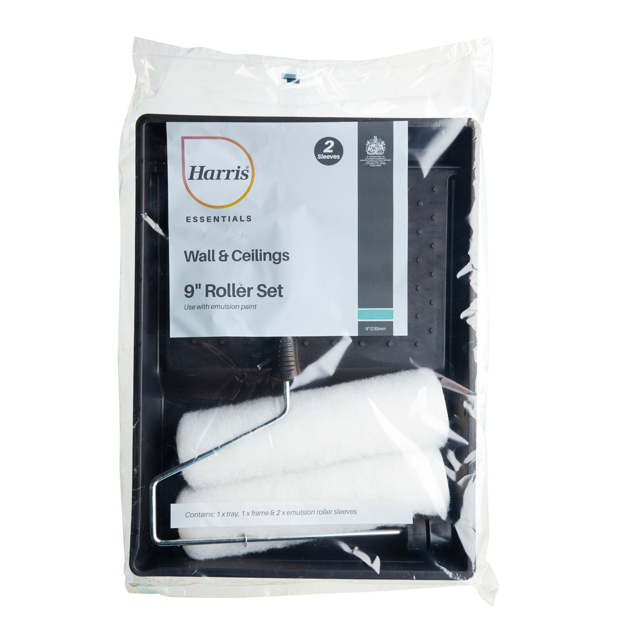 Harris 101092005 Essentials Walls & Ceilings Roller Set 9”