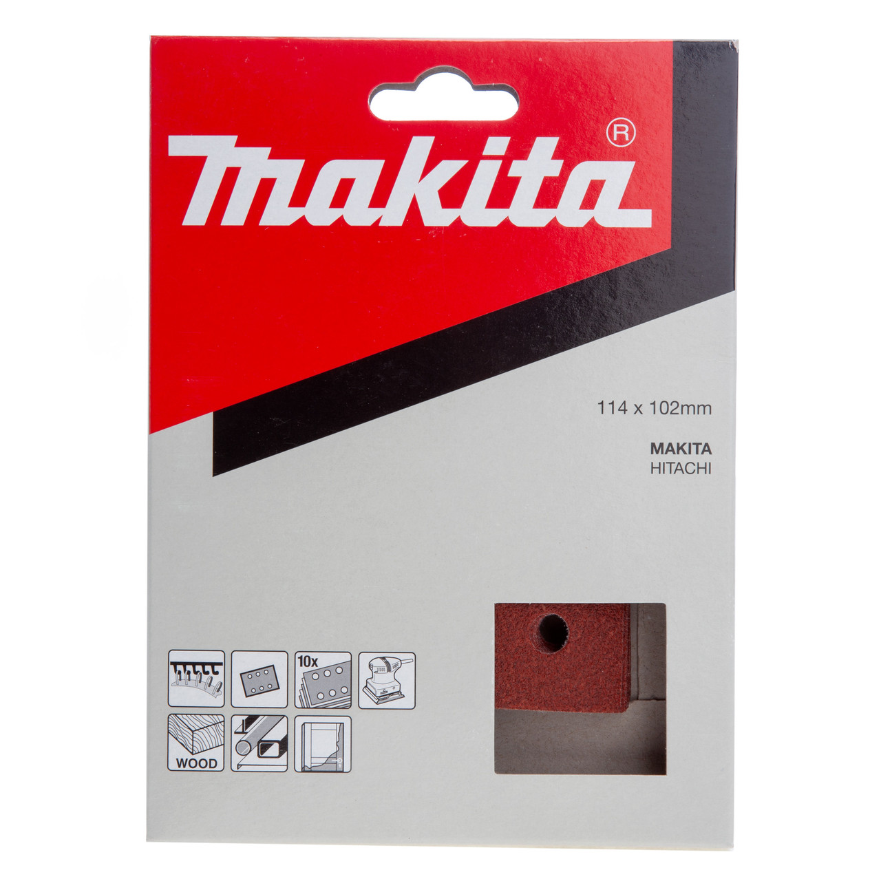 Makita P33146 Sanding Sheet 114×102mm 180 Grit