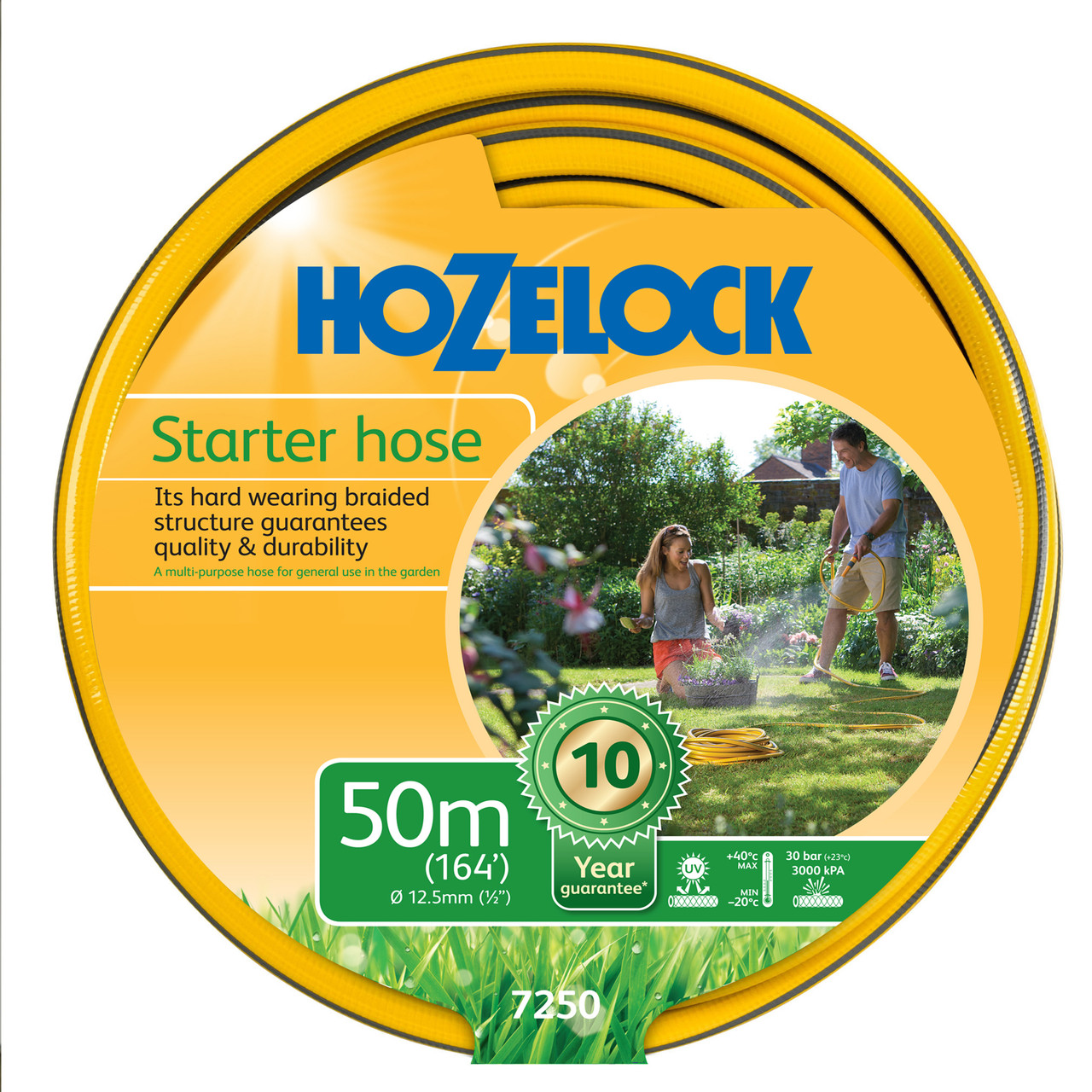 Hozelock 7250 12.5mm × 50m Starter Hose