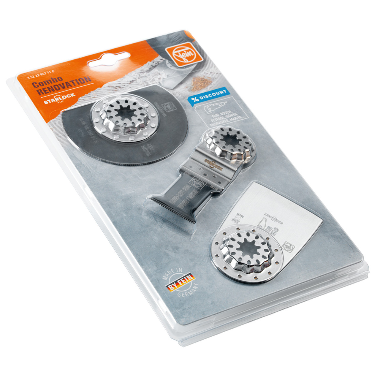 Fein 35222967110 Starlock Combo Renovation Set