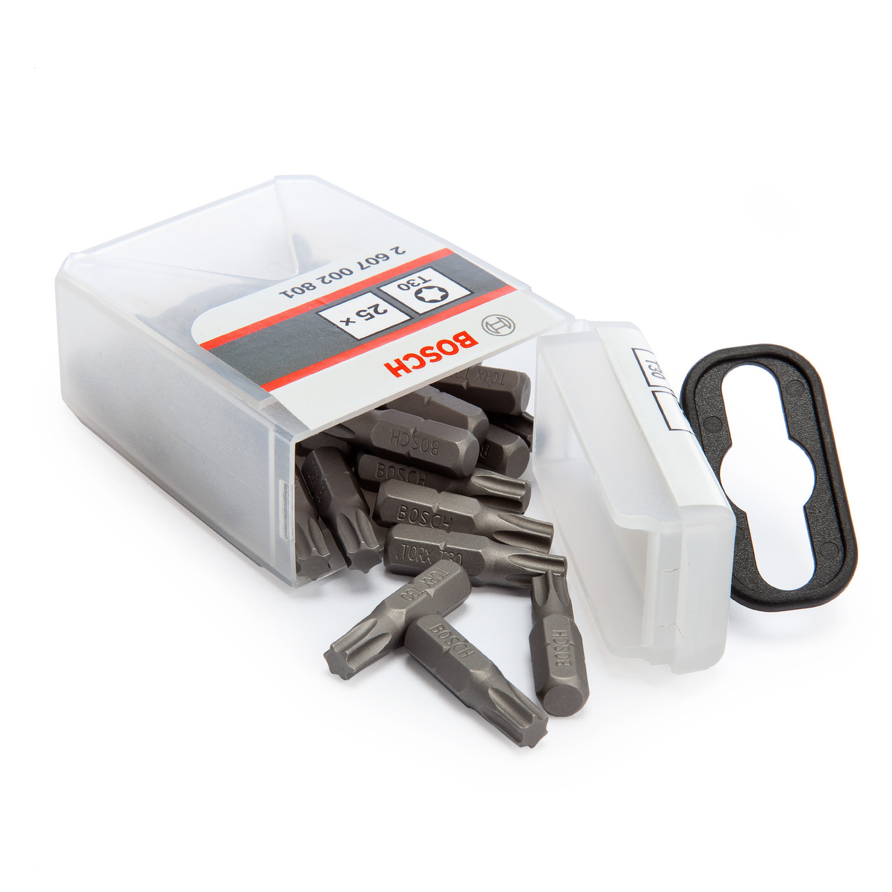 Bosch 2607002801 T30 × 25mm Extra Hard Screwdriver Bit (Pack of 25)