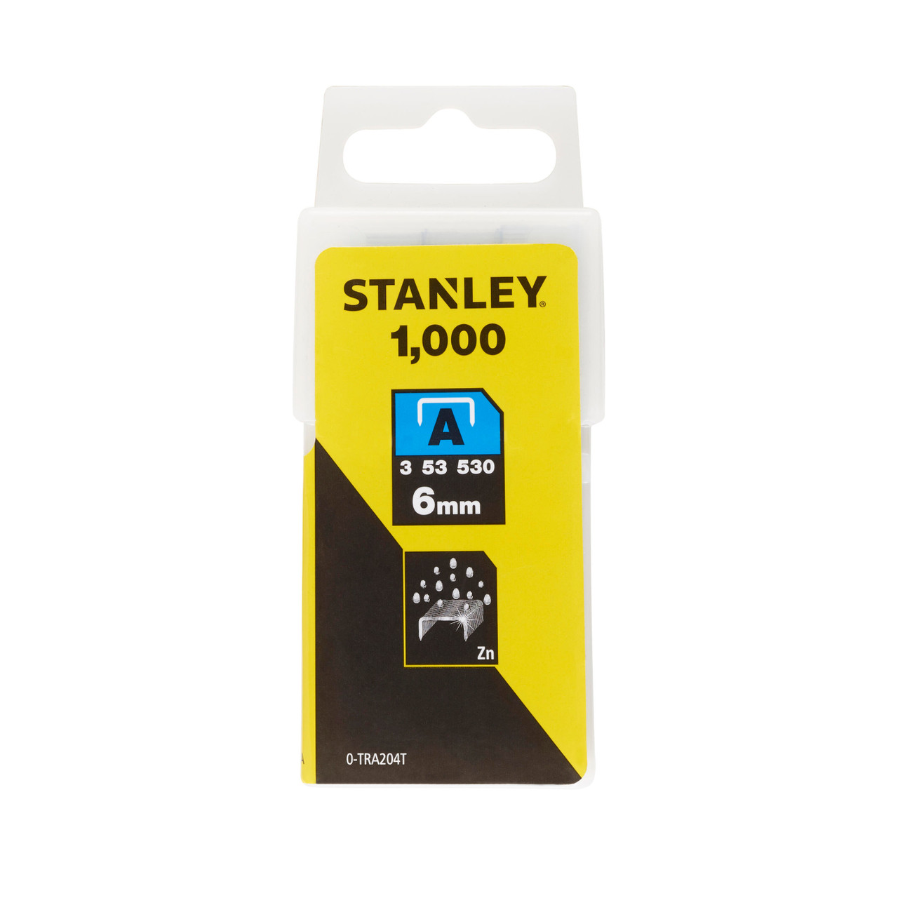 Stanley 0-TRA204T Light-Duty Staples 6mm