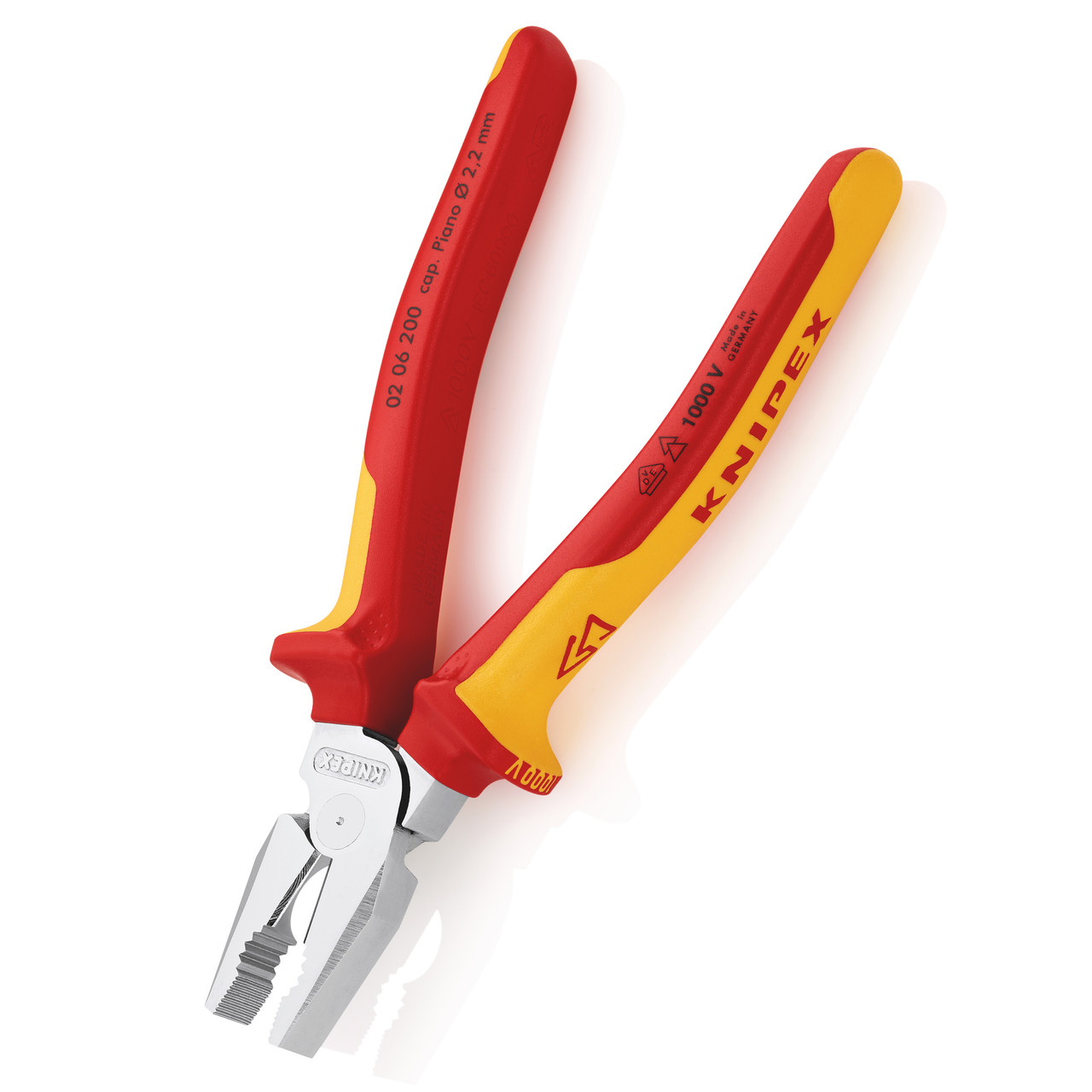 Knipex 0206200SB VDE High Leverage Combination Pliers 200mm