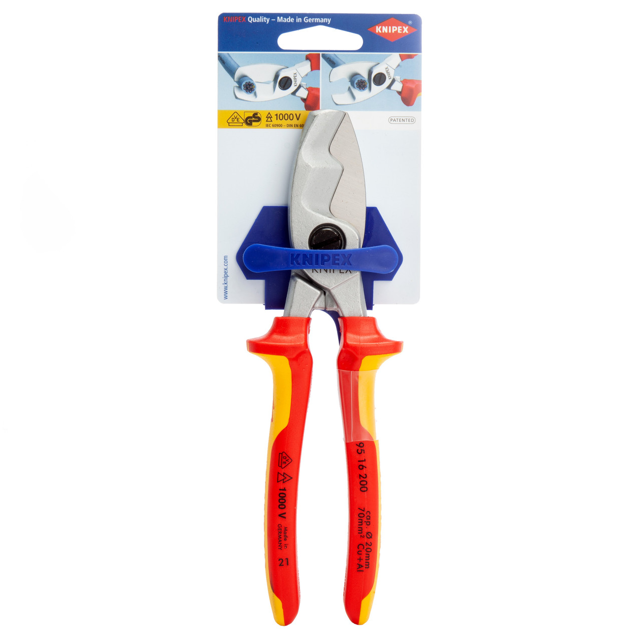 Knipex 9516200SB VDE Cable Shears 200mm