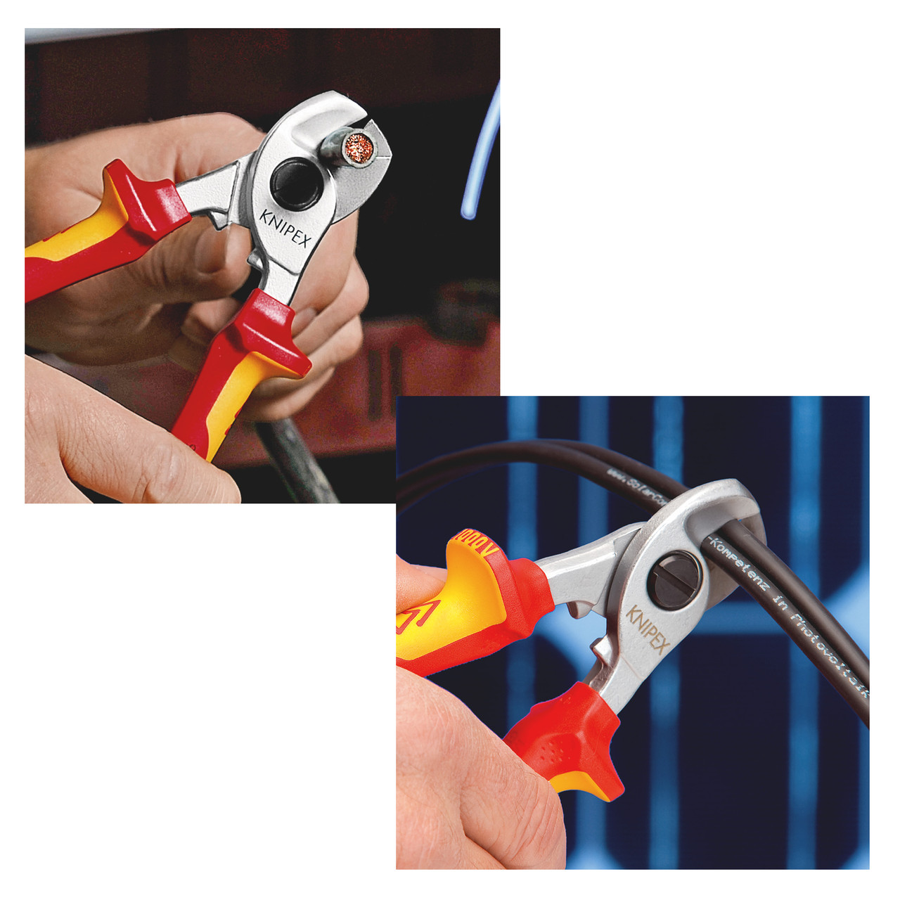 Knipex 9516165SB VDE Cable Shears 165mm