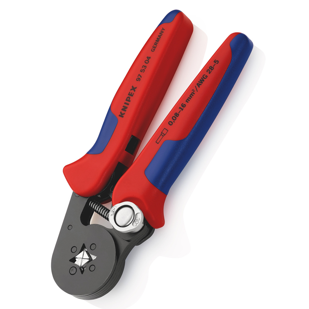 Knipex 975304SB Self-Adjusting Crimping Pliers for Wire Ferrules
