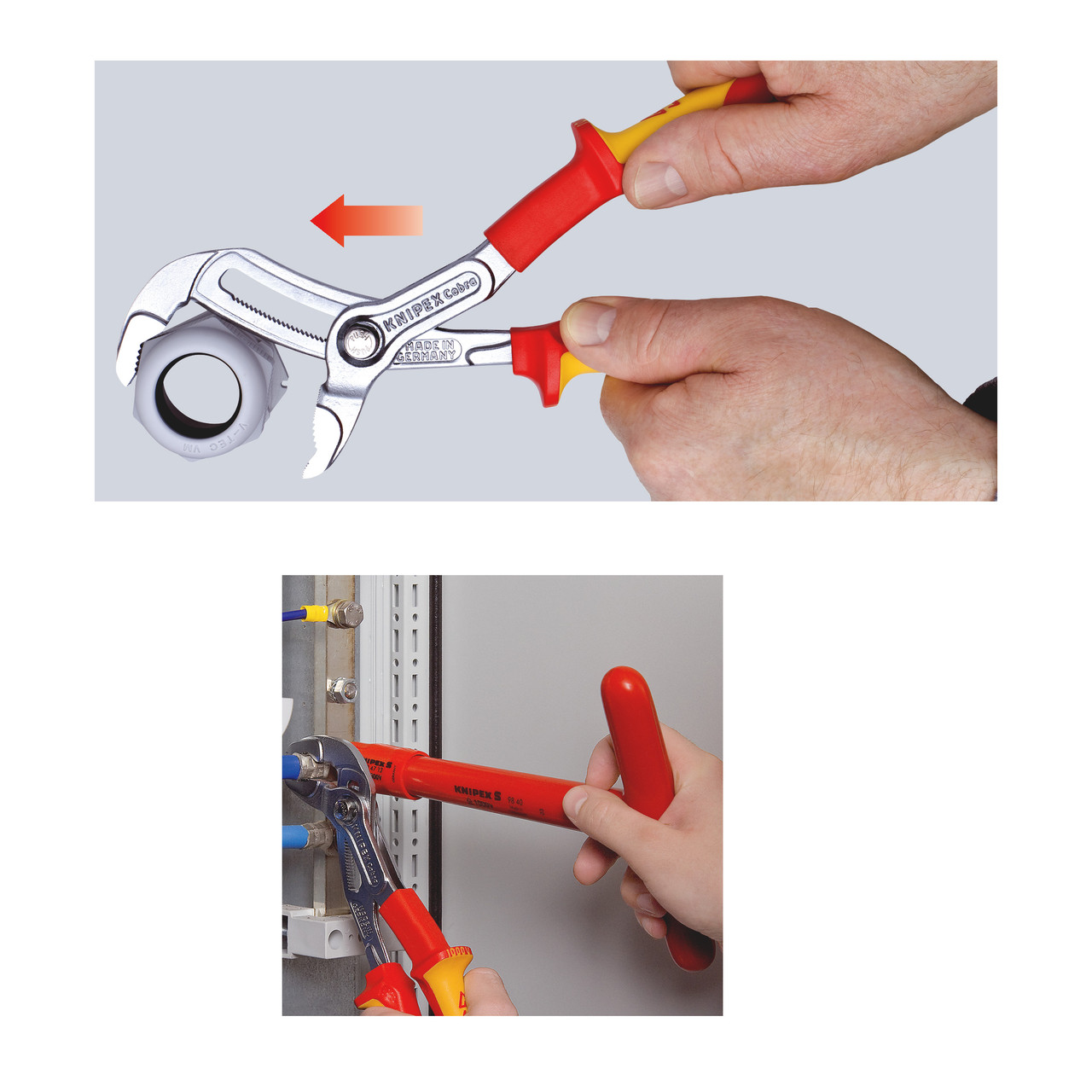 Knipex 8726250SB Cobra VDE Water Pump Pliers 250mm