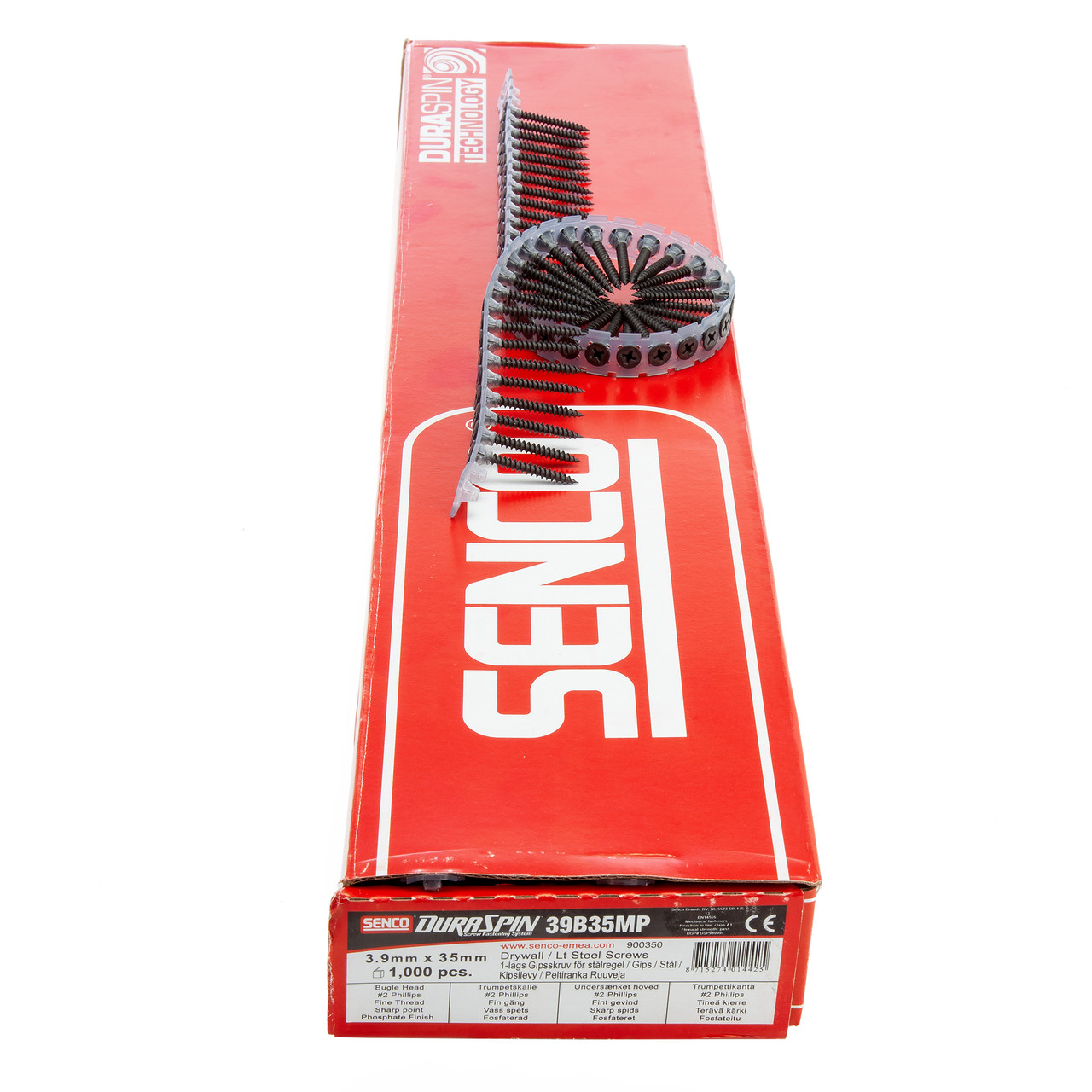 Senco 39B35MP DuraSpin Drywall to Light Steel Collated Screws 3.9 × 35mm
