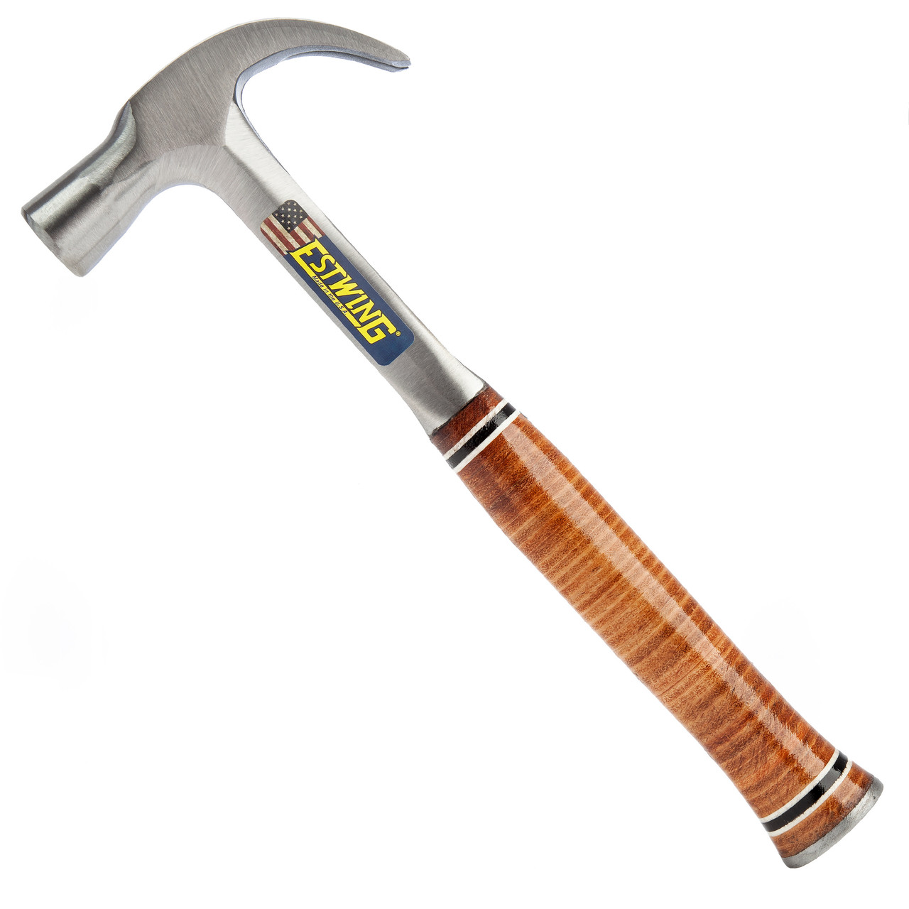 Estwing E24C 680g Curved Claw Hammer with Leather Grip