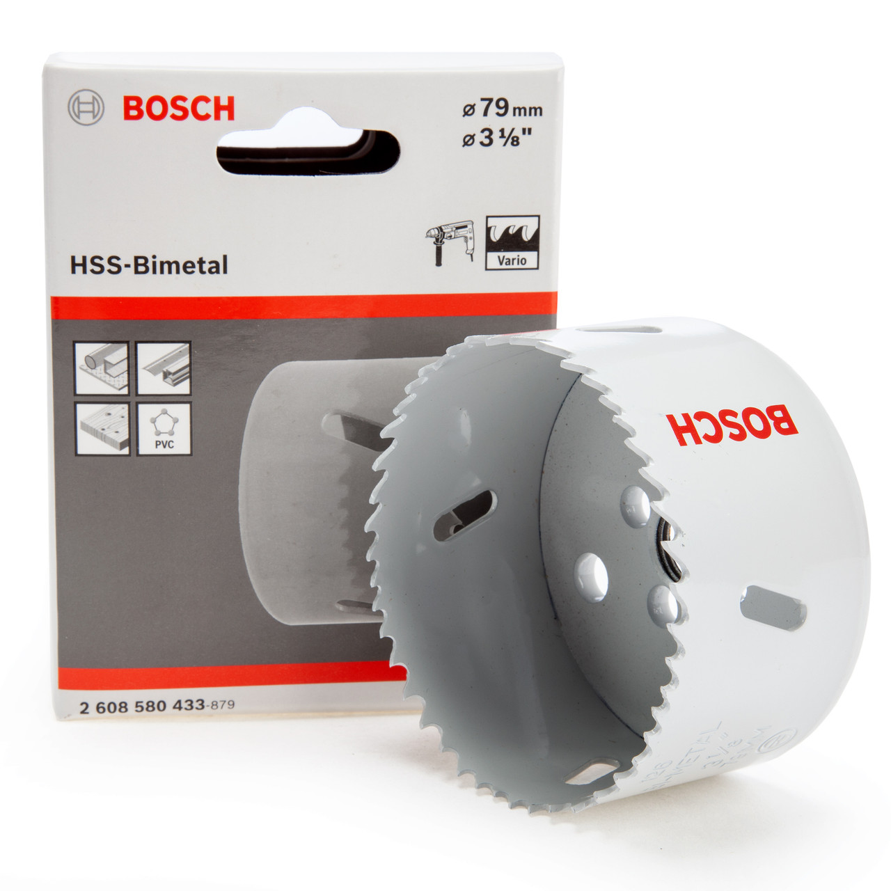 Bosch 2608580433 HSS Bi-Metal Hole Saw 79mm