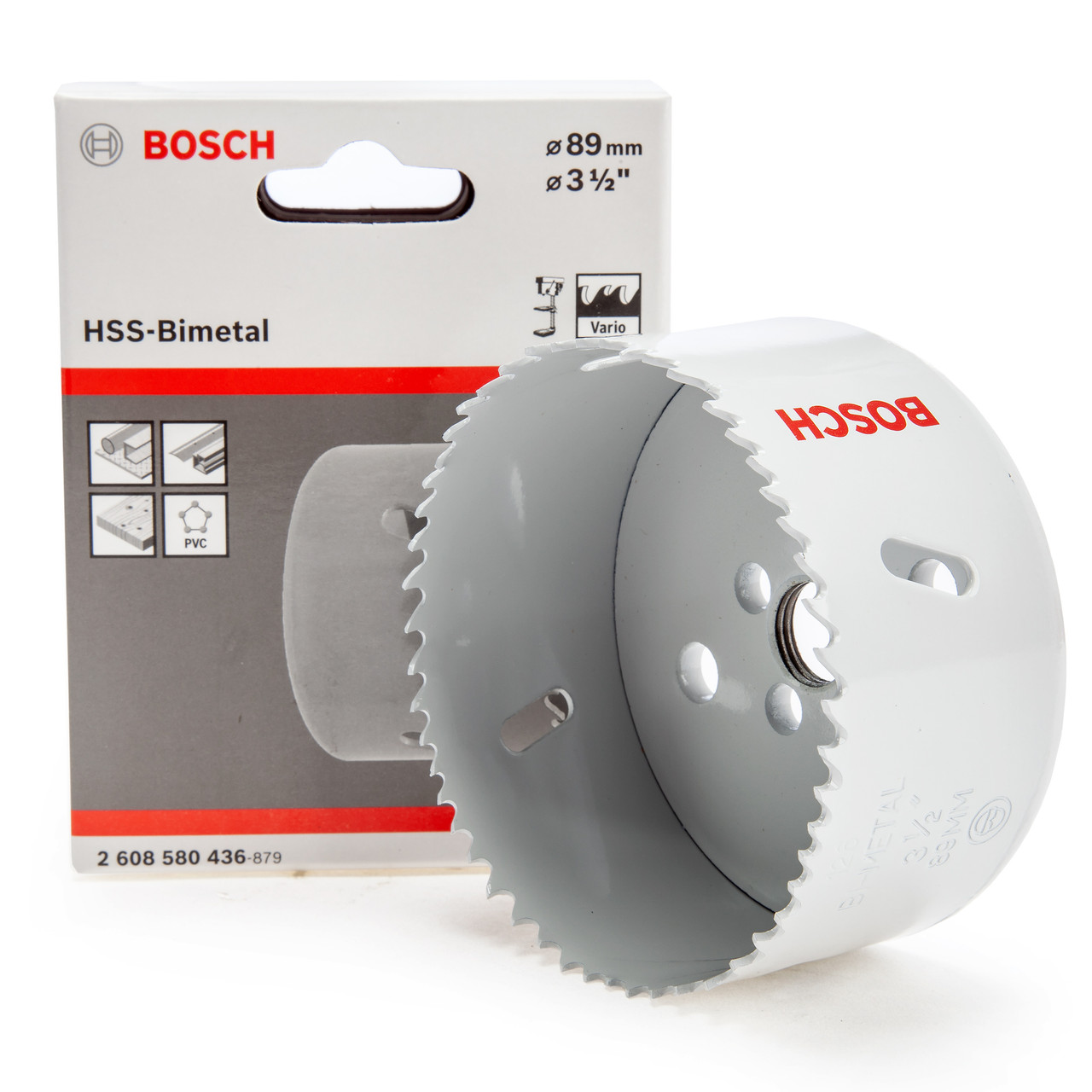 Bosch 2608580436 HSS Bi-Metal Hole Saw 89mm