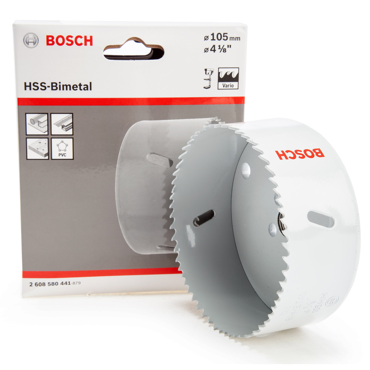 Bosch 2608580441 HSS Bi-Metal Hole Saw 105mm