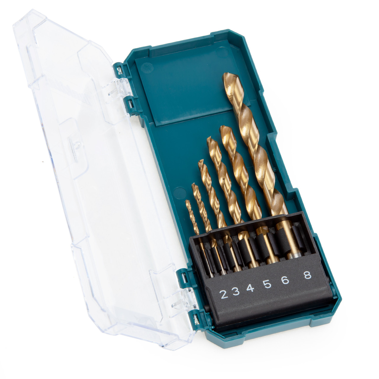 Makita D72833 HSS TiN Metal Drill Bit Set 6 Piece