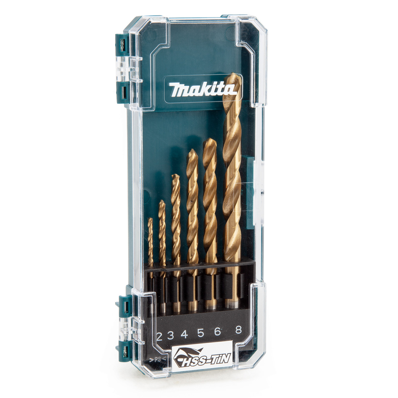 Makita D72833 HSS TiN Metal Drill Bit Set 6 Piece