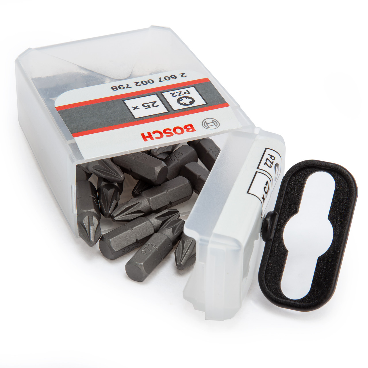Bosch 2607002798 Extra Hard Screwdriver Bit PZ2 × 25mm (Pack of 25)