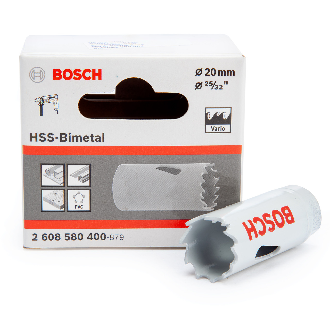 Bosch 2608580400 HSS Bi-Metal Hole Saw 20mm