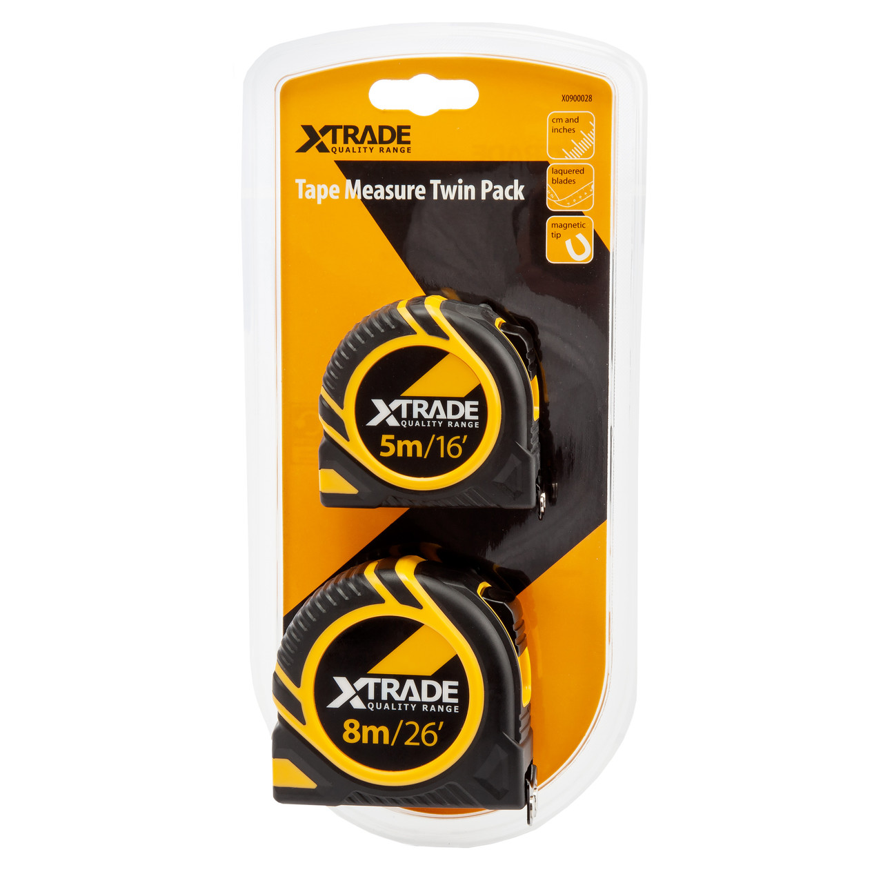 Xtrade X0900028 Tape Measure Set 5m + 8m