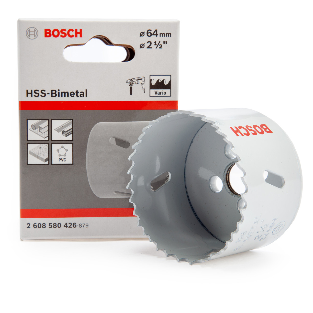 Bosch 2608580426 HSS Bi-Metal Hole Saw 64mm