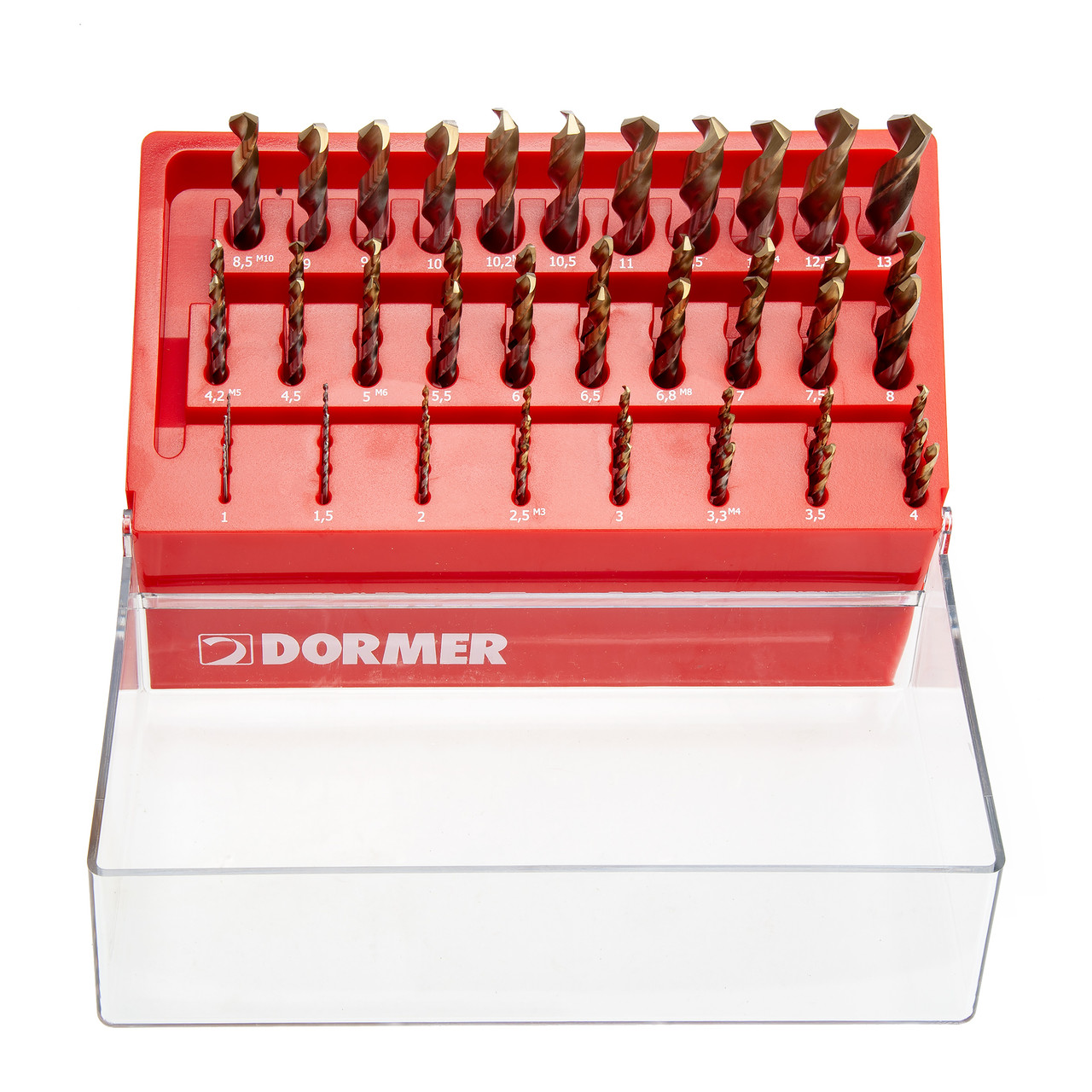 Dormer A099DRILLBOYXL HSS TiN-Tip Jobber Drill Bit Set 55 Piece