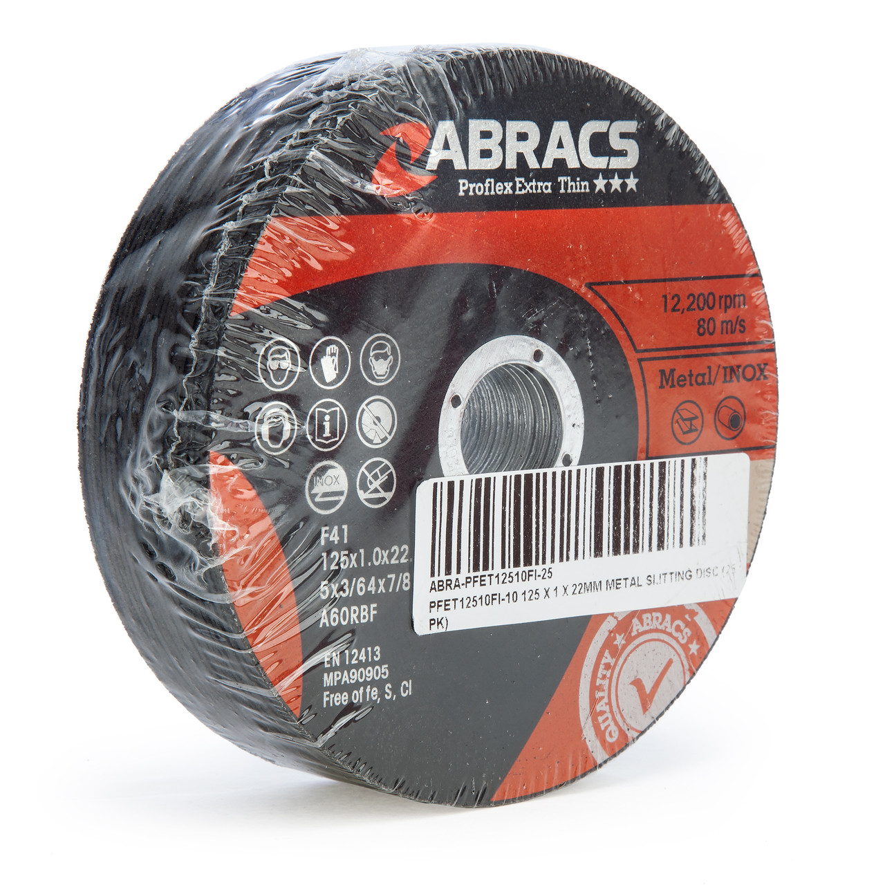 Abracs PFET12510FI25 125mm Proflex Flat Extra Thin INOX Cutting Disc